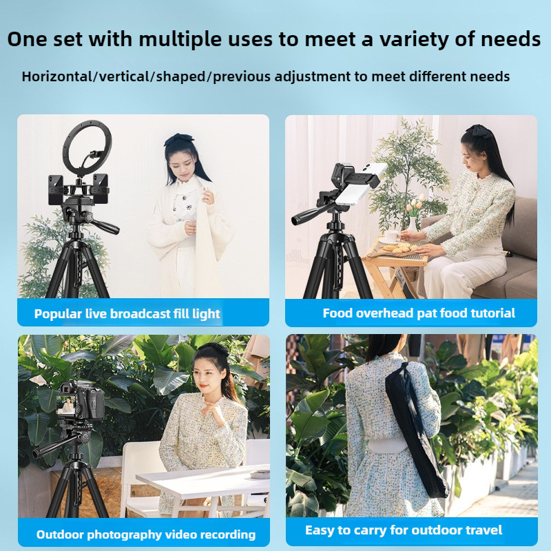 Photography Lighting Options - Smart Phone Camera Tripod Single-position Three-position