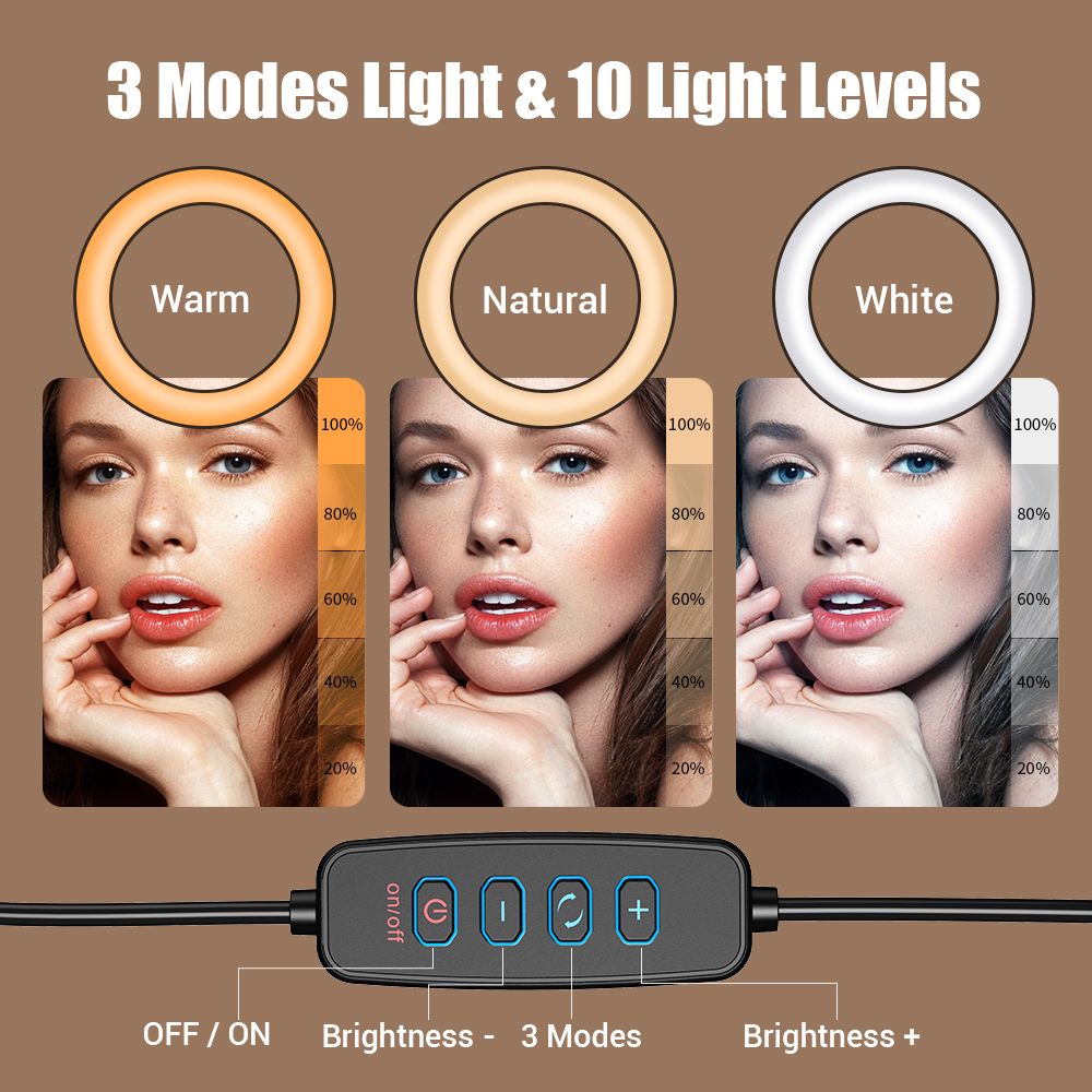 APEXEL Selfie Ring Light Photo - Photography Lighting Options のレビューと価格