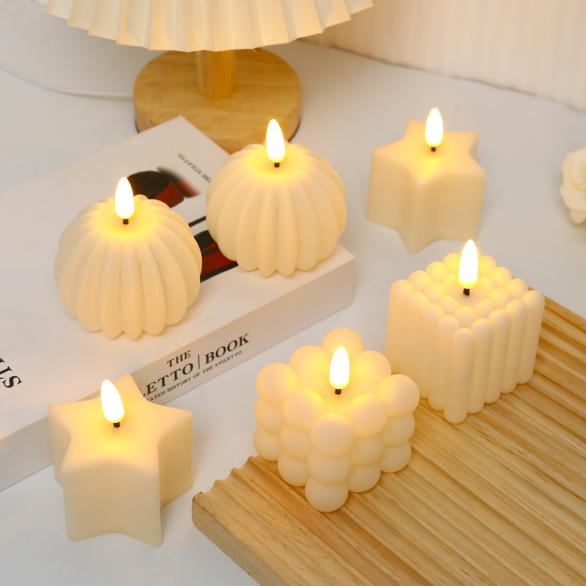 Led Candle  Cube for Wedding,  - Lighting In Photography のレビューと価格