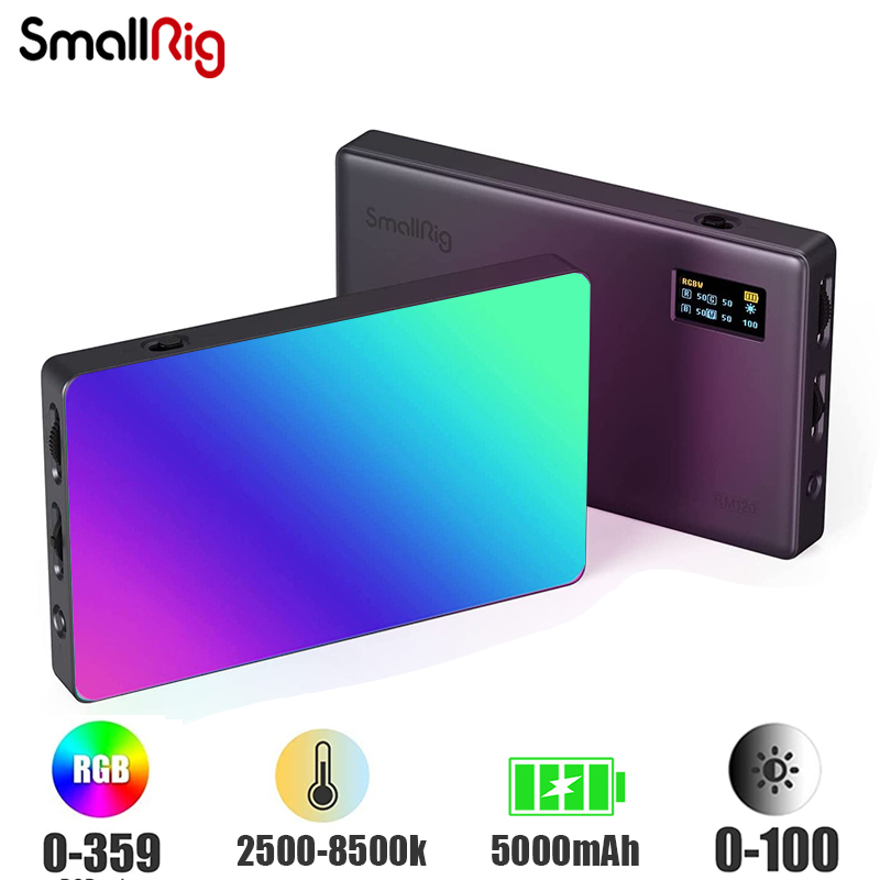 SmallRig RM120 RGB LED Video L - Photography Lighting With Umbrella のレビューと価格