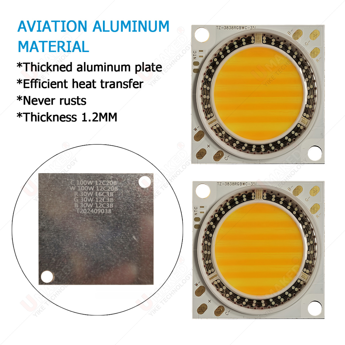 38x38mm 290W COB SMD LED Beads - Photography Lighting Options のレビューと価格