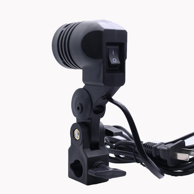 Black 1.8M Cable Cord E27 Sock - Photography Lighting With Umbrella のレビューと価格
