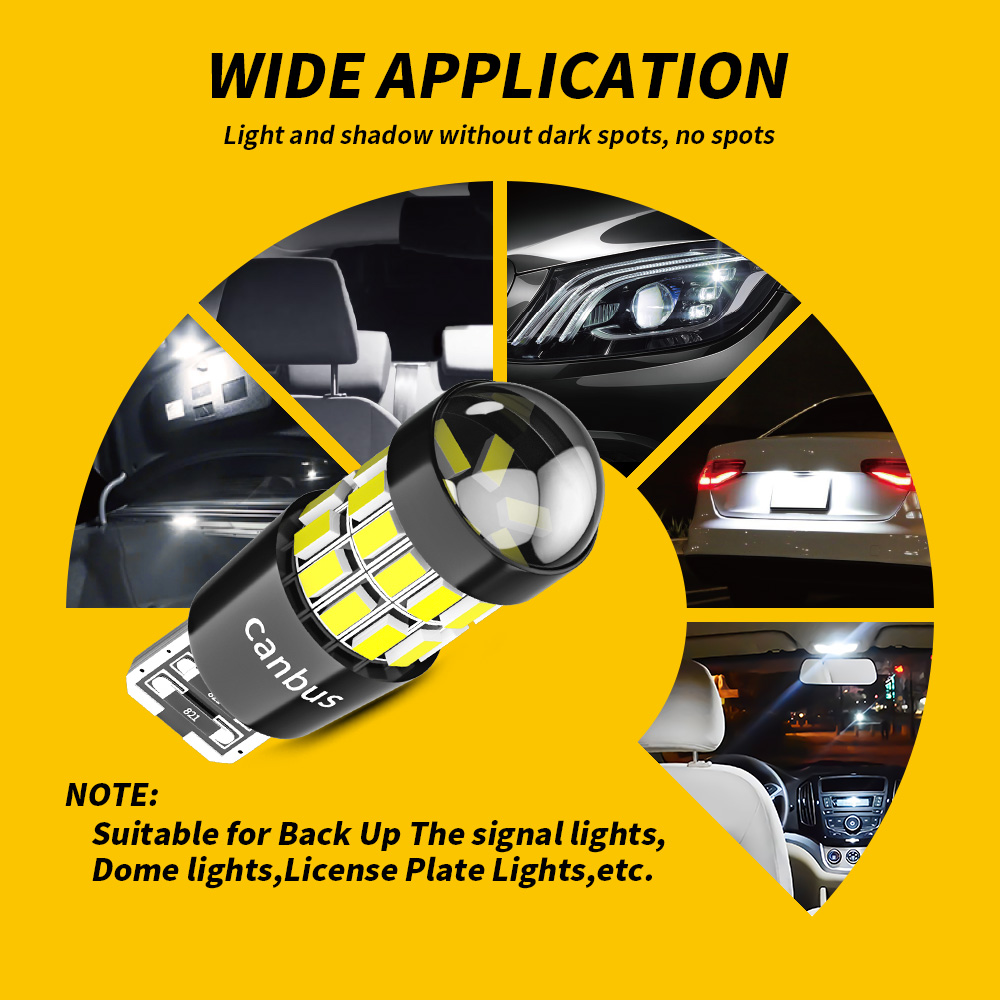 DXZ 2PCS W5W T10 LED Bulbs Len - Interior Photography Lighting のレビューと価格