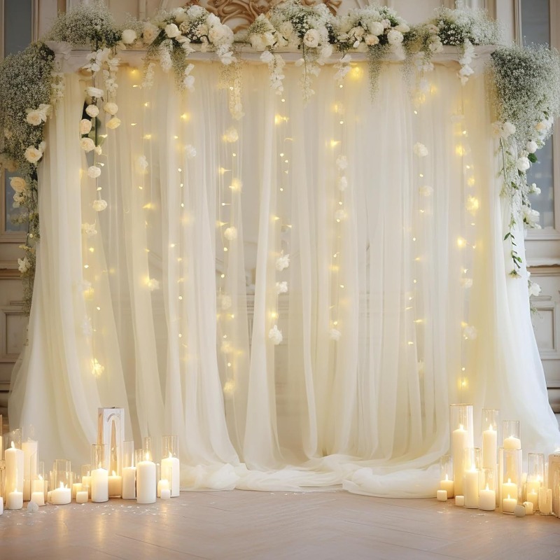 3x3m Tulle Backdrop Curtains,  - Photography Lighting Options のレビューと価格