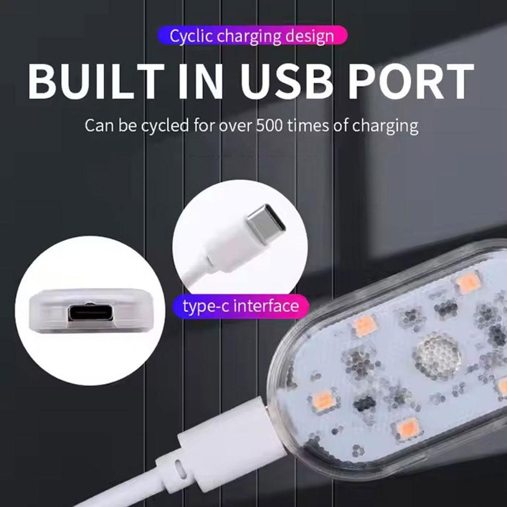 1/2/4pcs Car LED Touch Lights  - Interior Photography Lighting のレビューと価格