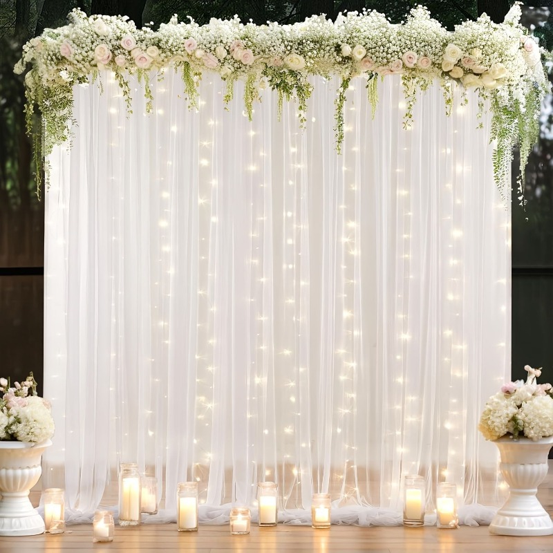 LED Tulle Backdrop Curtains, O - Photography Lighting Options のレビューと価格