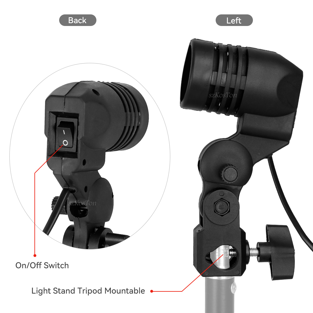 Single Head Bulb Holder E27 So - Photography Lighting With Umbrella のレビューと価格