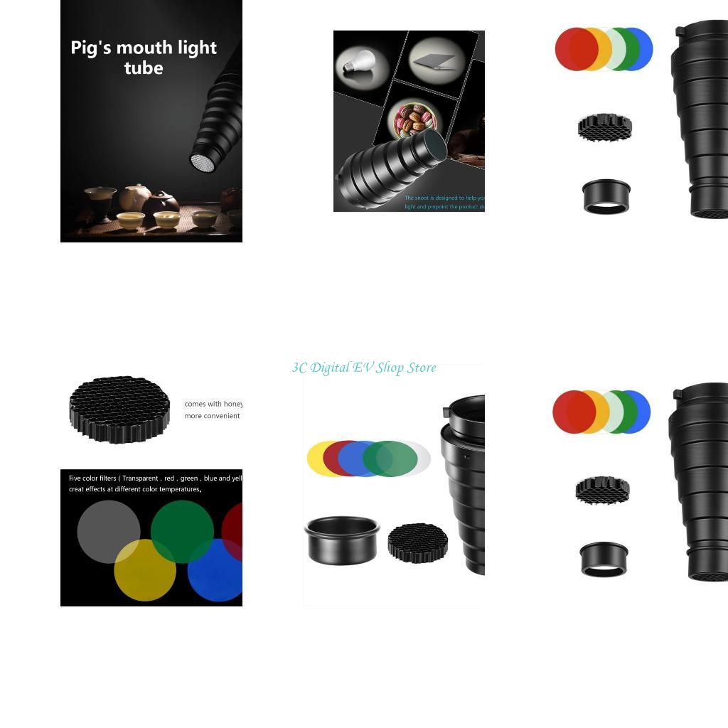 E74D 1Set Photography Snoot Se - Photography Using Lighting のレビューと価格
