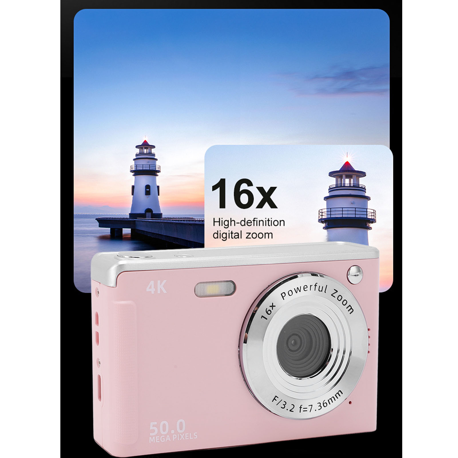 4K 50MP Digital Camera with Fi - Photography Using Lighting のレビューと価格