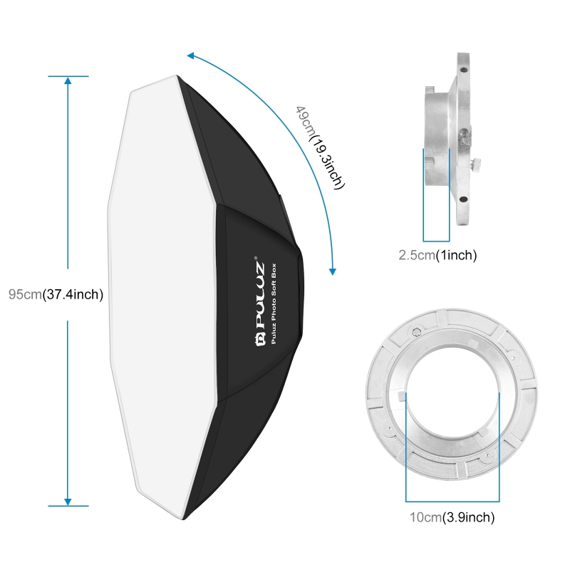 PULUZ 95cm Octagon Photography - Photography Lighting Softbox のレビューと価格