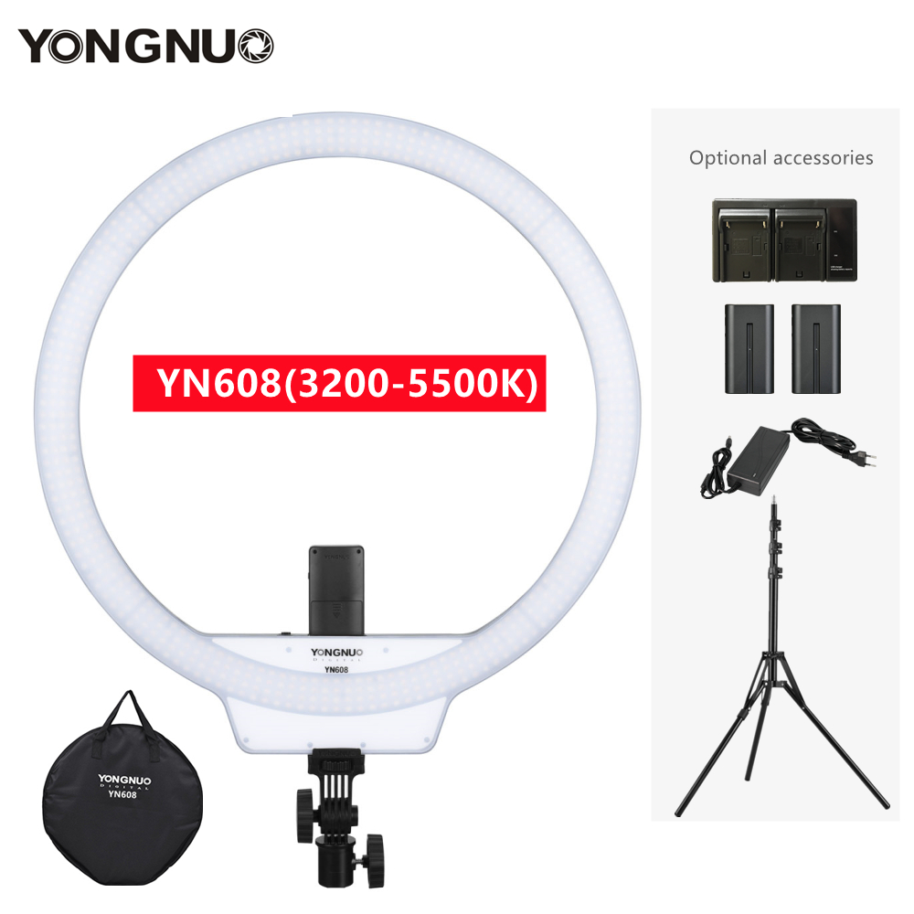 YONGNUO YN608 Studio Ring LED  - Photography Lighting Options のレビューと価格
