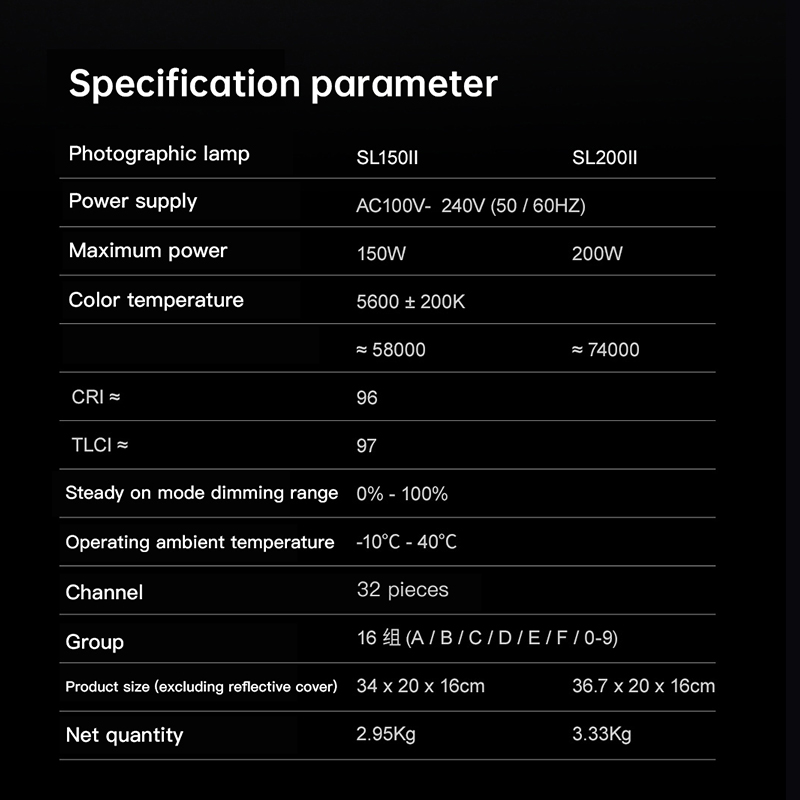 MSGODOX SL150W Professional St - Photography Using Lighting のレビューと価格