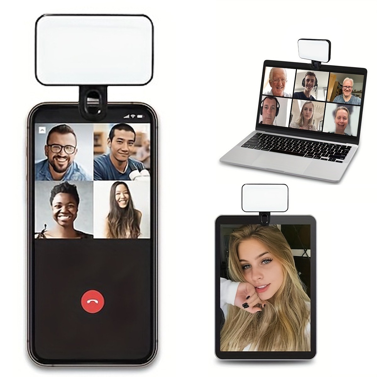 Clip-On Mobile Phone Fill Ligh - Photography Lighting Options のレビューと価格