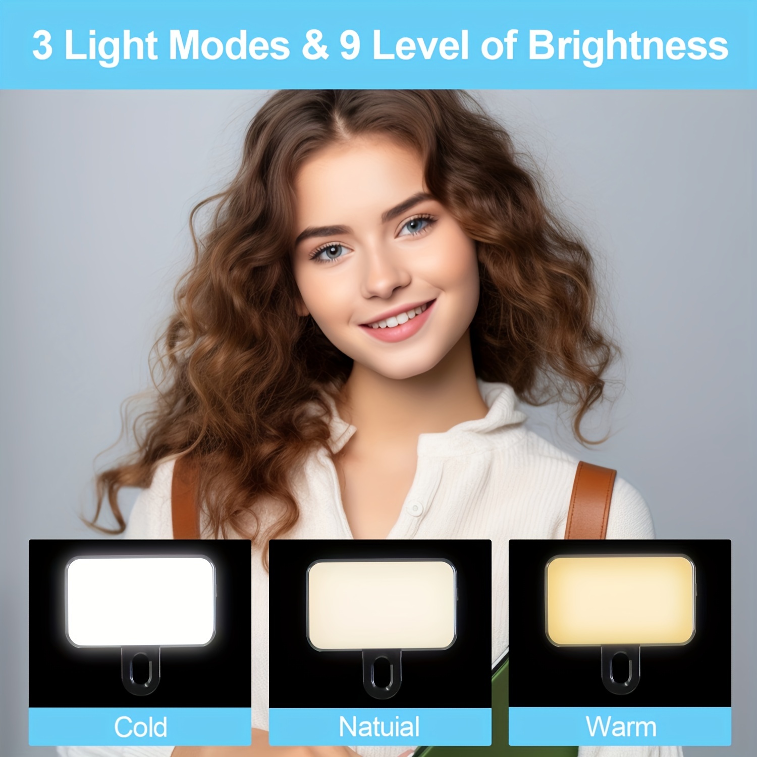Clip-On Mobile Phone Fill Ligh - Photography Lighting Options のレビューと価格