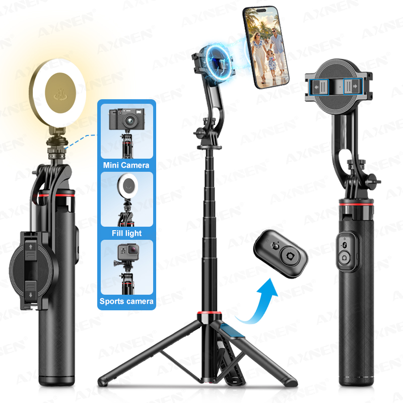 AXNEN C20 Magnetic Selfie Stic - Photography Lighting With Umbrella のレビューと価格