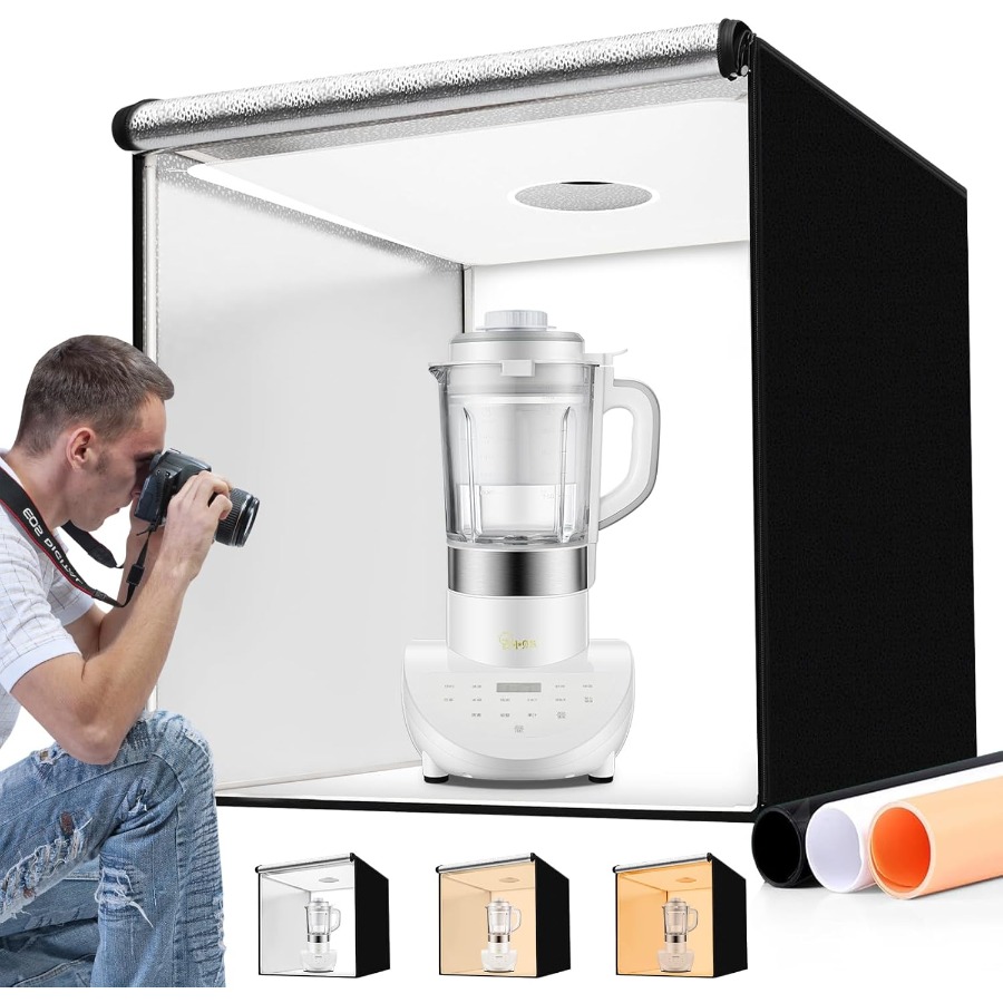 Photo Light Box 40x40 Inch for - Photography Lighting Softbox のレビューと価格