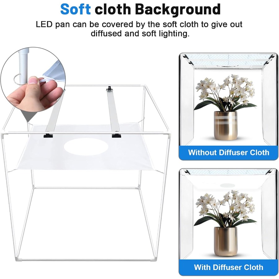 Photo Light Box 40x40 Inch for - Photography Lighting Softbox のレビューと価格