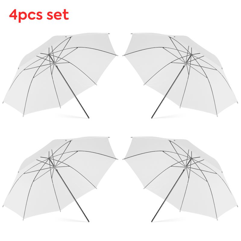 76 * 80cm X4 Transparent White - Photography Lighting With Umbrella のレビューと価格
