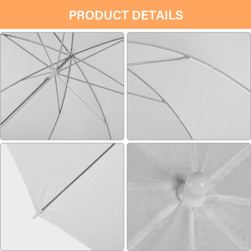 76 * 80cm X4 Transparent White - Photography Lighting With Umbrella のレビューと価格