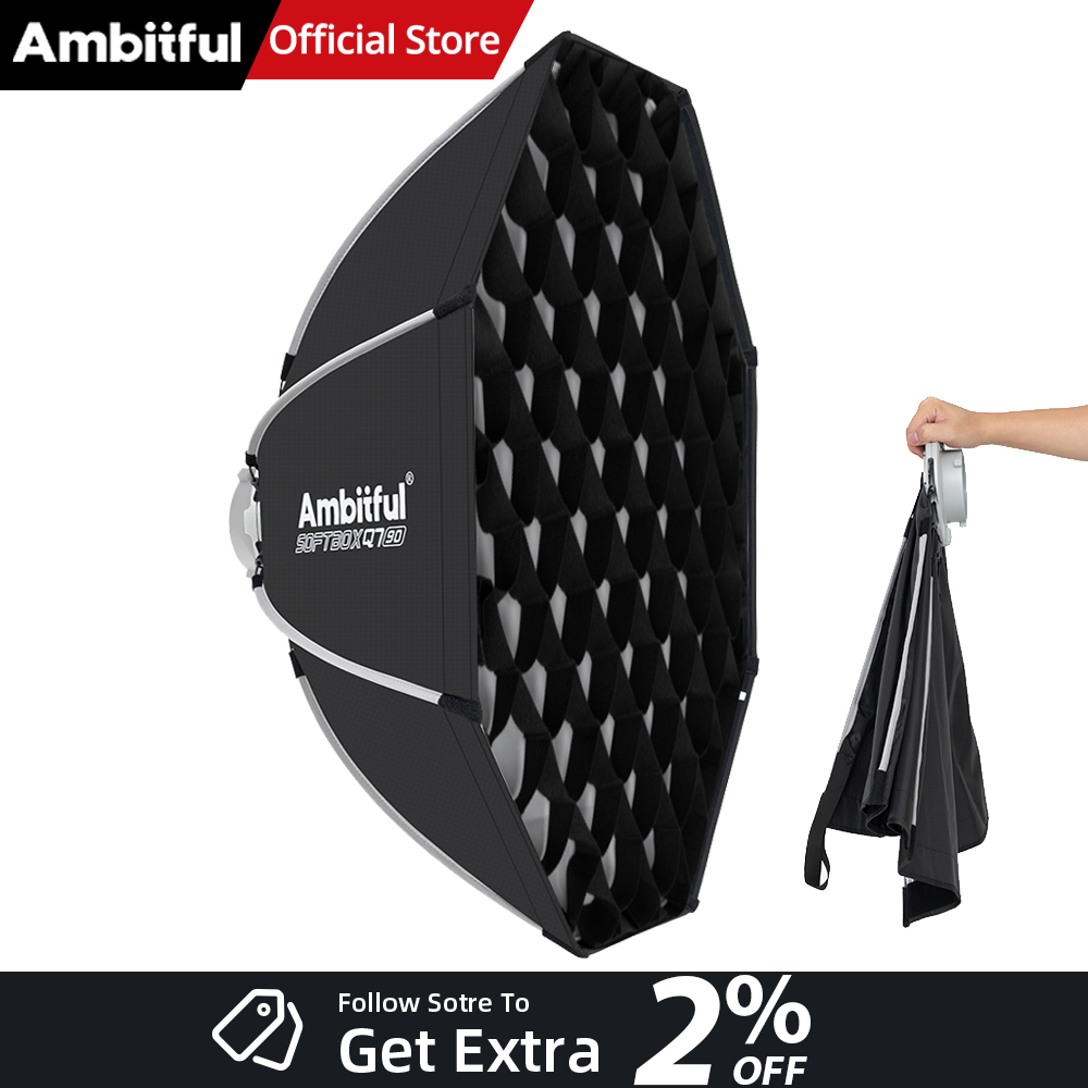 AMBITFUL Q7II 55/65/90cm Bowen - Photography Lighting Softbox のレビューと価格