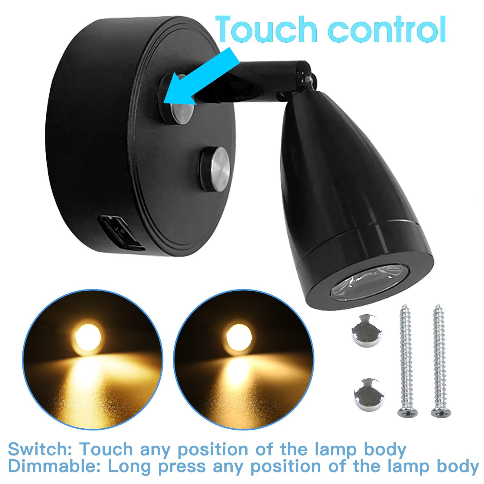 2/1PCS Silver/Black DC 12-24V  - Interior Photography Lighting のレビューと価格