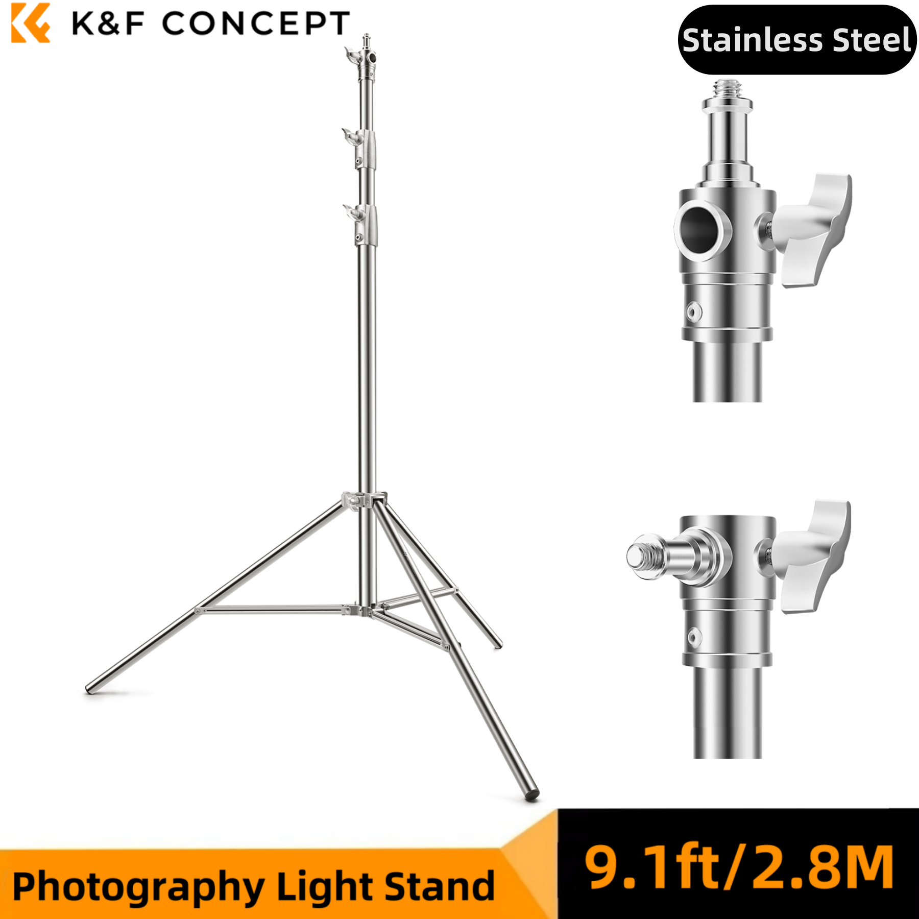 K&F CONCEPT 9.1ft/2.8 Stainles - Photography Lighting Softbox のレビューと価格