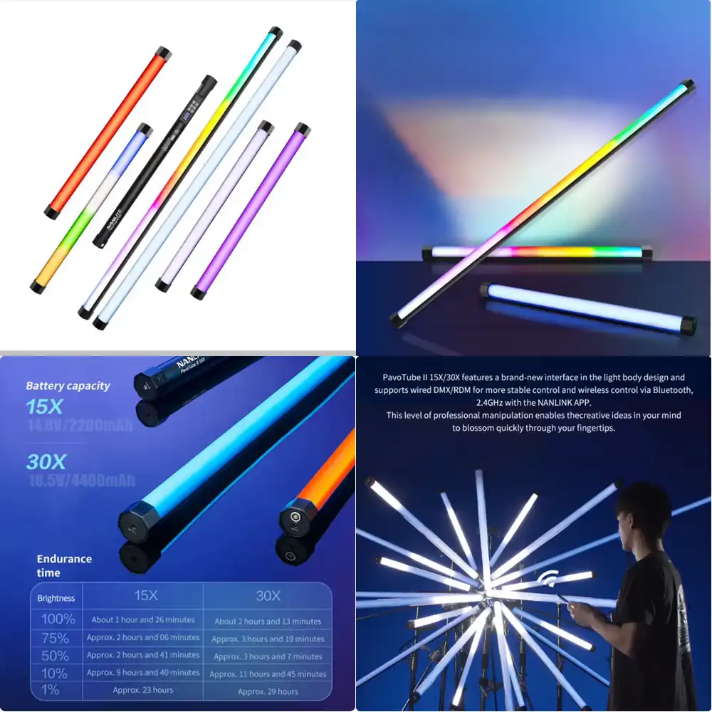 Nanguang Pavotube II 30X RGB P - Lighting In Photography のレビューと価格