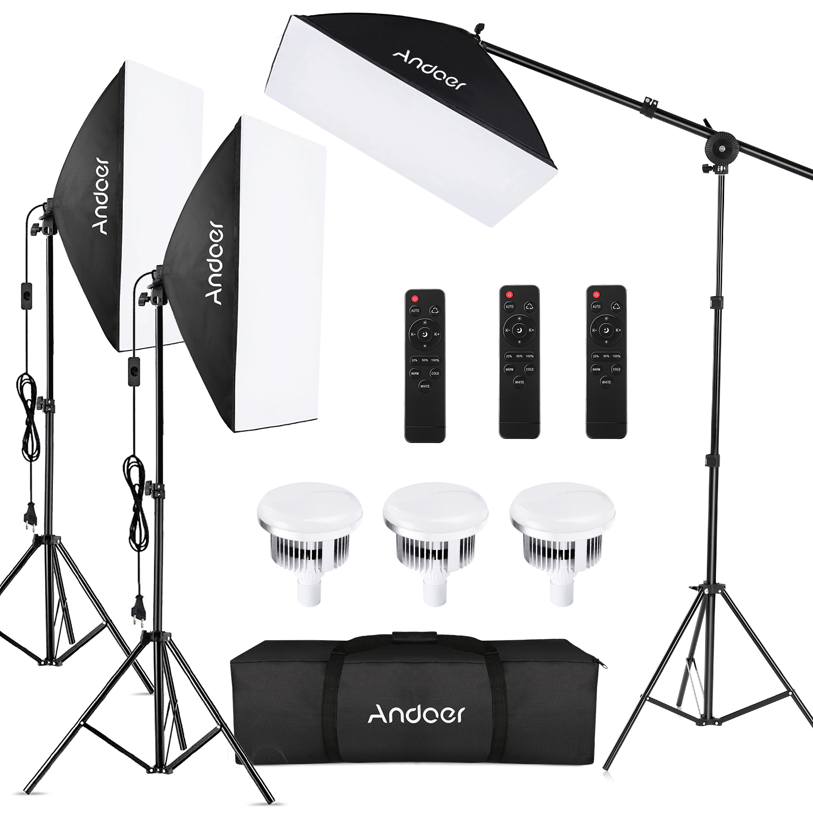 Andoer Studio Photography Ligh - Photography Lighting Softbox のレビューと価格