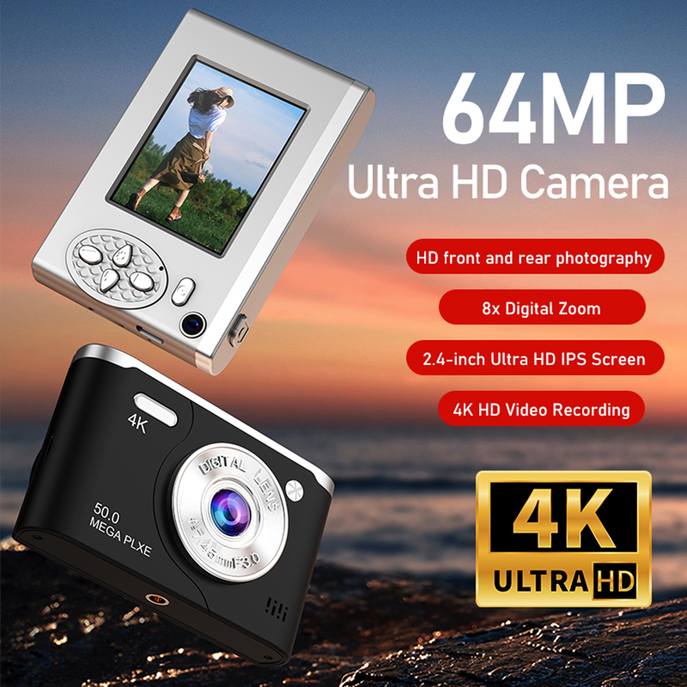 64MP 4K Digital Camera 8x Digi - Photography Using Lighting のレビューと価格