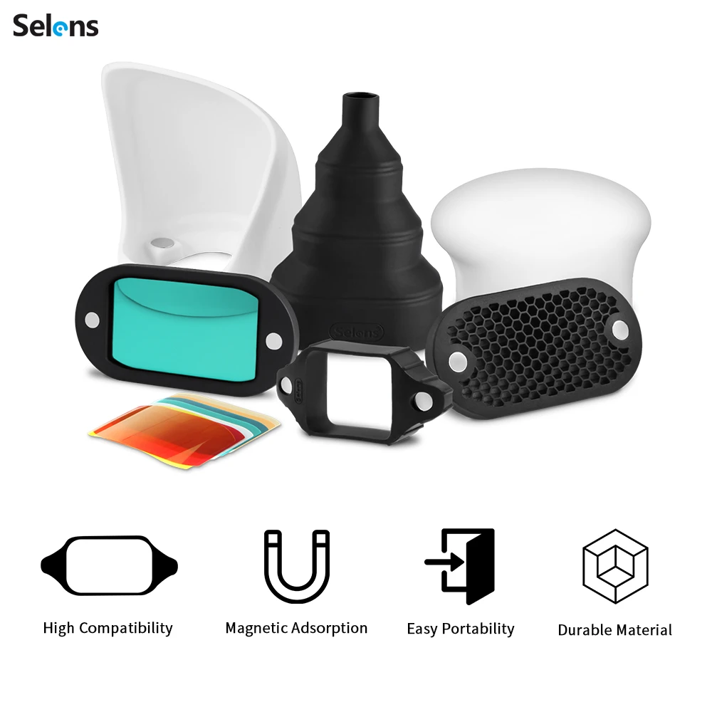 Selens Top Flash Magnetic Acce - Snoot Flash Modifier のレビューと価格