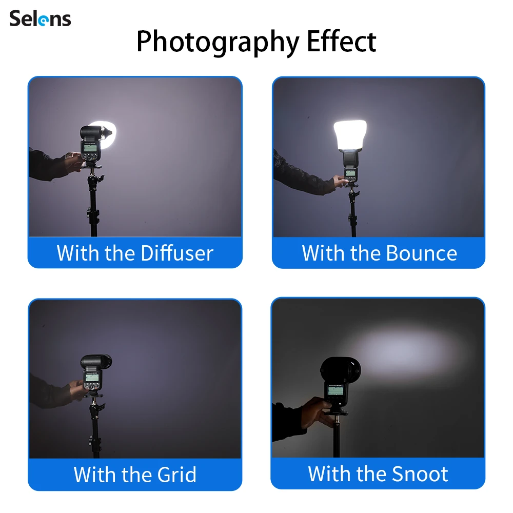 Selens Top Flash Magnetic Acce - Snoot Flash Modifier のレビューと価格