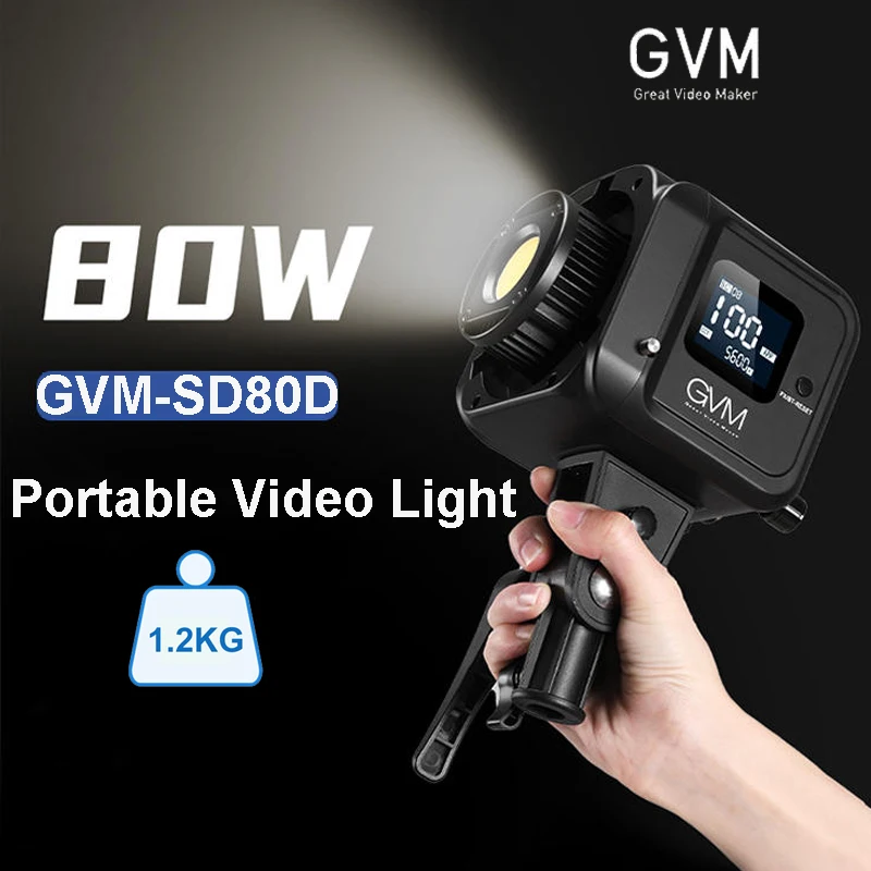 GVM SD80D 80W Bi-Color LED Vid - Photography Using Lighting のレビューと価格