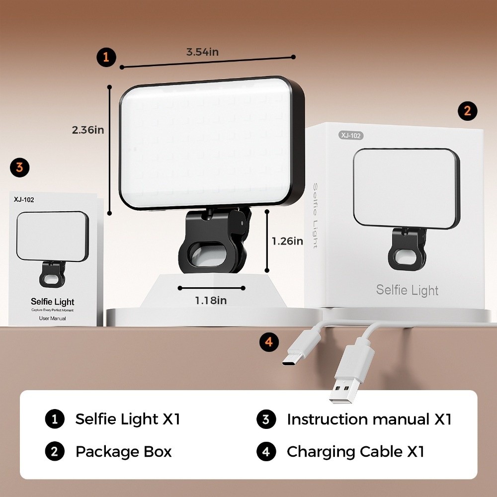 800/1000mAh LED Selfie Light U - Photography Using Lighting のレビューと価格