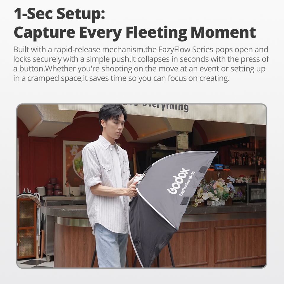 Godox EazyFlow series Foldable - Photography Lighting Softbox のレビューと価格