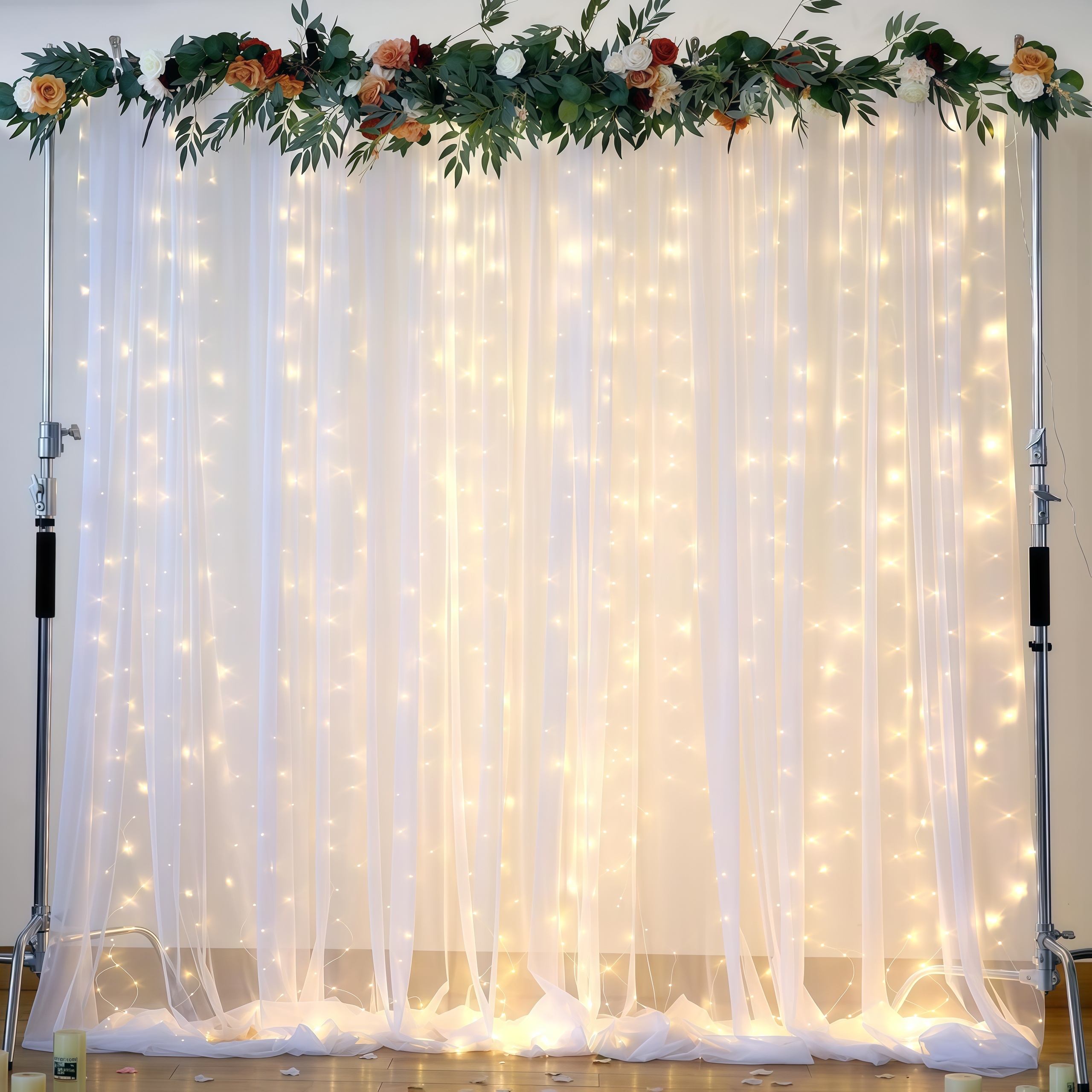 3pcs/set Tulle Backdrop Curtai - Photography Lighting Options のレビューと価格