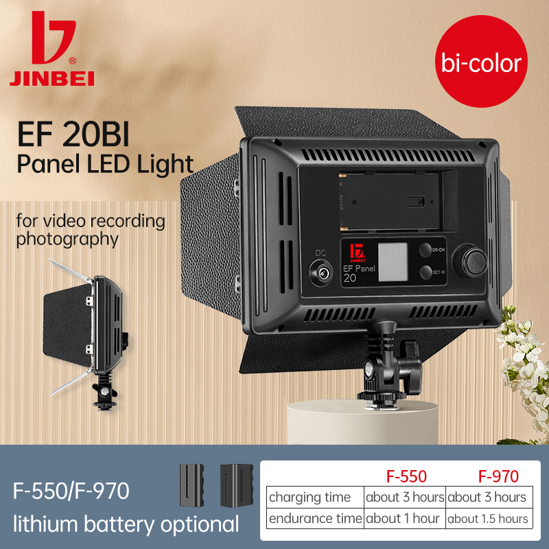 JINBEI EF20BI LED Video Light  - Photography Lighting Options のレビューと価格